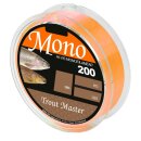 TROUTMASTER Hi-Vis Mono 0,16mm 2,8kg 200m Orange