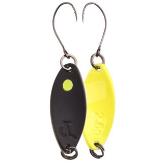 TROUTMASTER Incy Spin Spoon 1,8g Black/Yellow