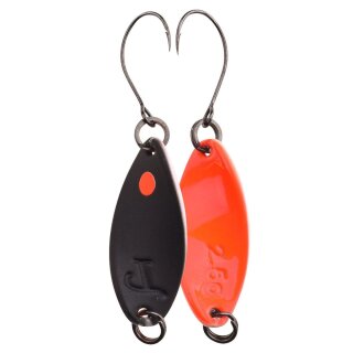 TROUTMASTER Incy Spin Spoon 2,5g Black/Orange