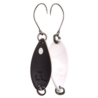 TROUTMASTER Incy Spin Spoon 2,5g Black/White