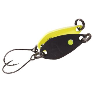 TROUTMASTER Incy Spoon 0,5g Black/Yellow