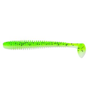 KEITECH 4" Swing Impact 10cm 4,7g Chartreuse Pepper Shad 8Stk.