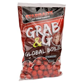 STARBAITS G&G Global Boilies Strawberry Jam 14mm 1kg