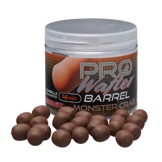 STARBAITS Pro Monster Crab Wafter Barrel 14mm 70g Braun