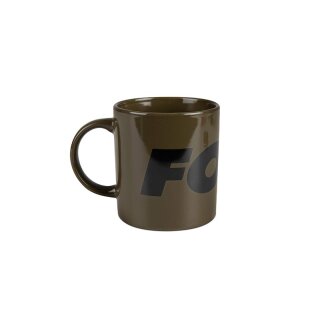 FOX Green and Black Logo Ceramic Mug 350ml