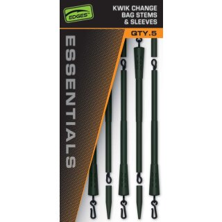 FOX Edges Kwik Change Bag Stems & Sleeves 5Stk.