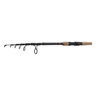 Caña De Pescar Telescópica Daiwa Ninja X Telespin, De Fibra De Carbono, 6.89 Pies, Con Mango De Corcho Y Guías De óxido De Aluminio