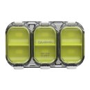DAIWA Box Waterproof Sealed 6 Rooms Shallow 11x6,5x1,3cm Green Smoke