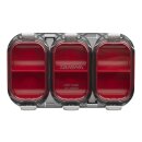 DAIWA Box Waterproof Sealed 6 Rooms Deep 11x6,5x1,8cm Red...