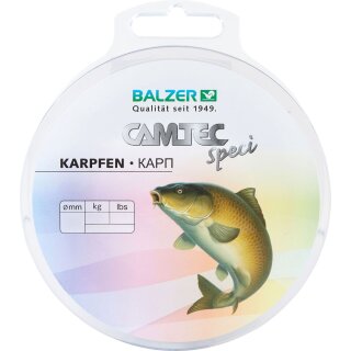 BALZER Camtec Speciline Neuauflage Karpfen 0,25mm 5,7kg 500m Braun