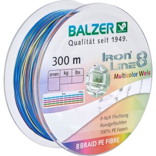 BALZER Iron Line 8 Catfish 0,5mm 51,3kg 300m Multicolor