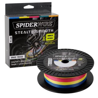 SPIDERWIRE Stealth Smooth X8 5x10m 0,15mm 16,5kg 600m Multicolor