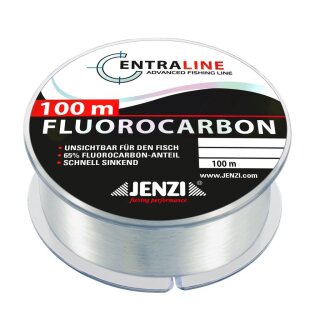 JENZI Centraline Fluorocarbon 65% 0,18mm 2,4kg 100m Transparent