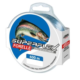 JENZI Superflex Zielfischschnur Forelle 0,23mm 2,85kg 400m Clear