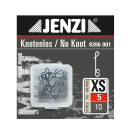 JENZI Easy Snap No Knot XS 5kg Black Matt 10Stk.