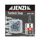 JENZI Fastlock Snap S 20kg Matt Black 10Stk.