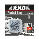 JENZI Fastlock Snap M 30kg Matt Black 10Stk.