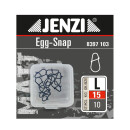 JENZI Egg-Snap L 15kg Black Matt 10Stk.