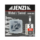 JENZI Wirbel Swivel Solo S 14kg Black Matt 10Stk.