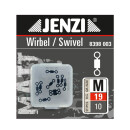 JENZI Wirbel Swivel Solo M 19kg Black Matt 10Stk.