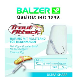 BALZER Trout Attack Bienenmaden Hair Rig