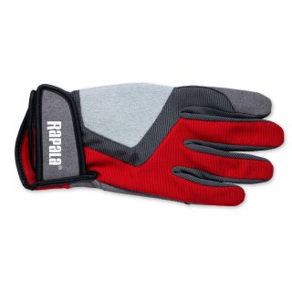 RAPALA Performance Gloves Rot-Grau