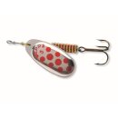 MEPPS Comet Decoree size 5 11g silver/red dots