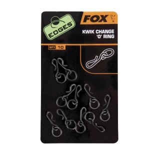 FOX Edges Kwik Change O Ring Mattschwarz 10Stk.
