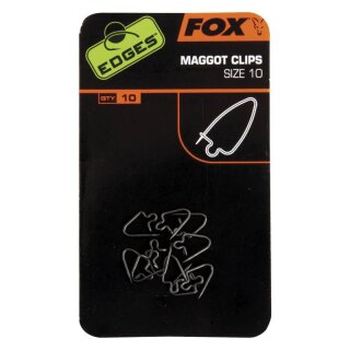 FOX Edges Maggot Clips Gr.10 10Stk.