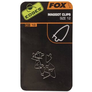 FOX Edges Maggot Clips Size 12 x 10