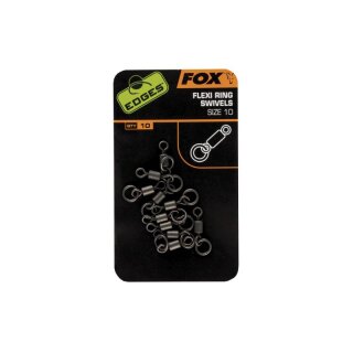 FOX Edges Flexi Ring Swivel Gr.10 10Stk.