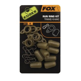 FOX Edges Standard Run Ring Kit Trans Khaki 8Stk.