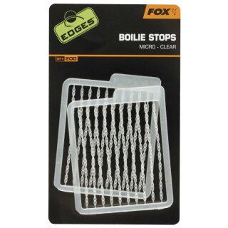 FOX Edges Boilie Stops Micro Clear 200Stk.