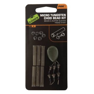 FOX Edges Micro Chod Bead Kit Trans Khaki 6Stk.