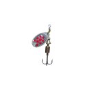 ABU GARCIA Fast Attack Spinners 4cm 5g Silver/Red Dots