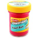BERKLEY Powerbait Trout Bait 50g Fluorescent Red