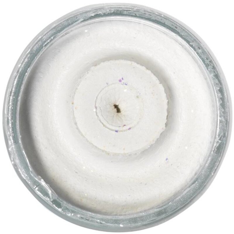 BERKLEY Powerbait Natural Scent Trout Bait Glitter Bloodworm 50g Weiß