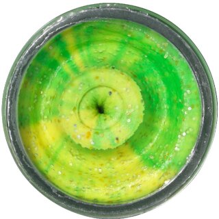 BERKLEY Powerbait Natural Glitter Trout Bait Fish Pellet 50g Fluo Green Yellow