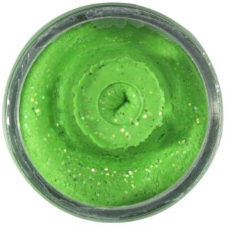 BERKLEY Powerbait Natural Glitter Trout Bait Liver 50g Frühlingsgrün